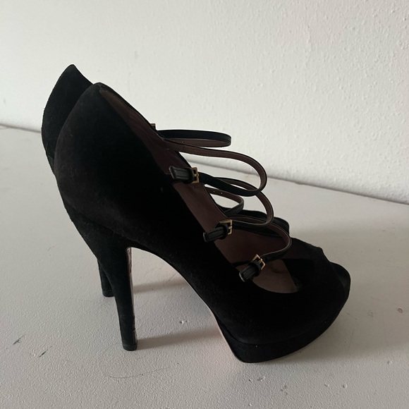 Gucci Platform Suede Pumps 37 - Picture 1 of 5